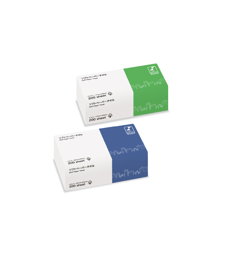 TSCソフトペーパータオル  200枚入 ｜ FSC